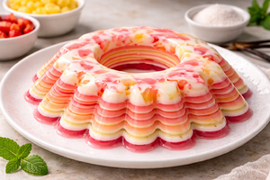 Желе молочно-фруктовое, весовое