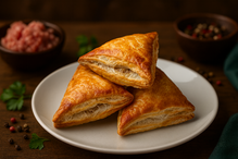 Слойка с мясом, 30 г