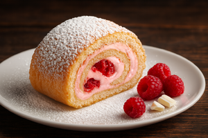 Рулет малиновый, весовое