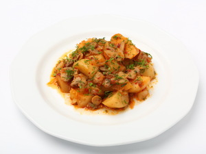 Жаркое с грибами