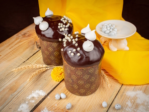 Кулич шоколадный (Panettone), 235 г