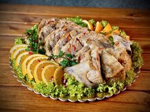 Курица фаршированная (грибы, перец болгарский), весовое