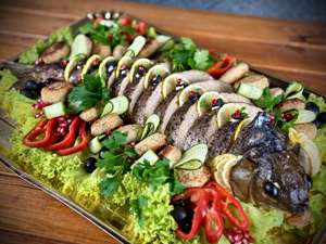 Рыба фаршированная (белый амур), весовое