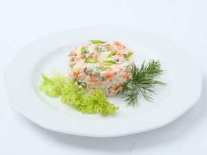 Салат оливье (колб. вареная), весовое